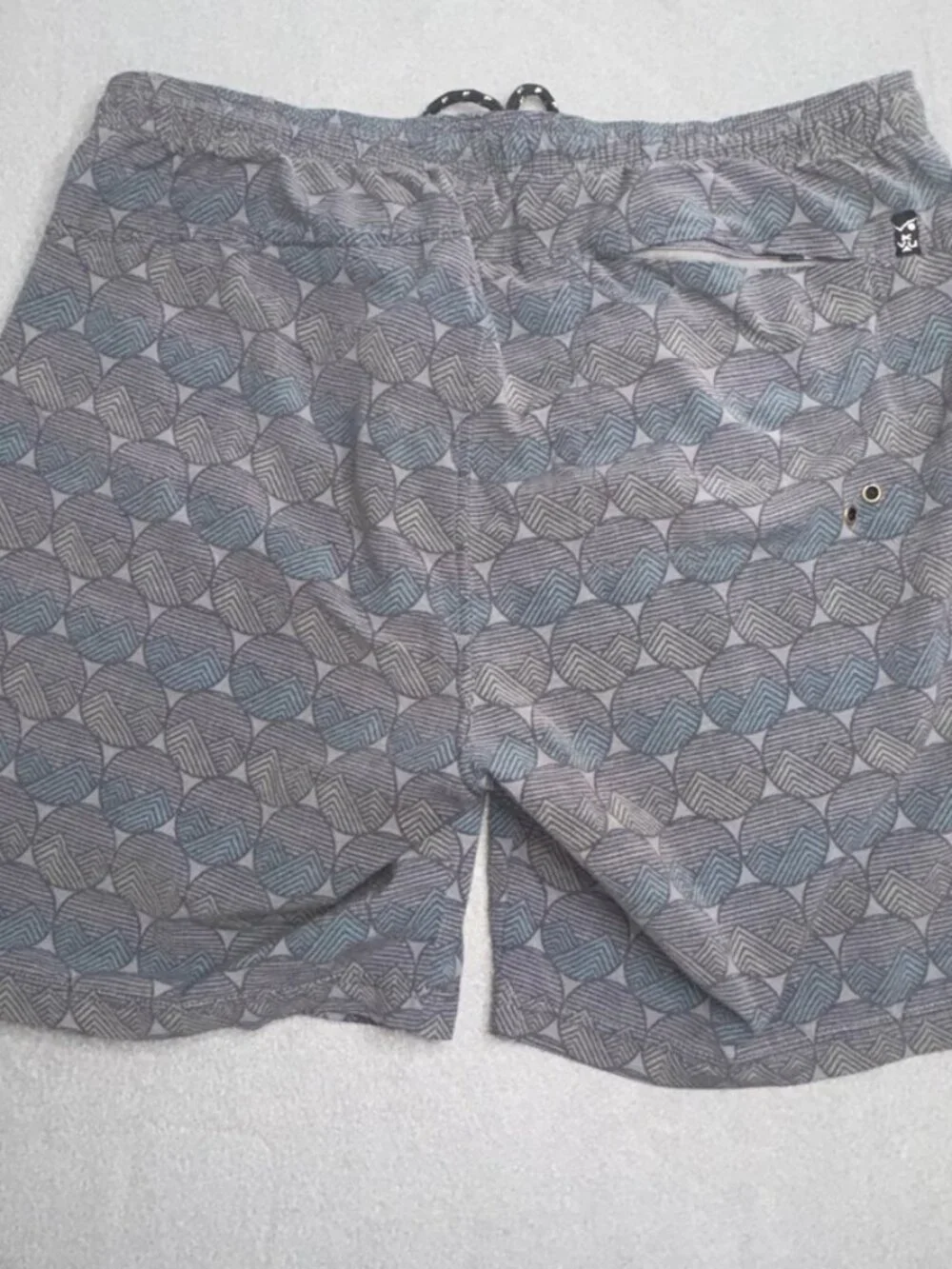 Men's Kavu Swim Shorts Draw String Outdoor Aztec Water size Large